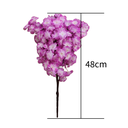 SHRIHAUS Artificial Cherry Blossom Flower Bunch Purple