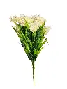 SHRIHAUS Artificial Fern Bunch White