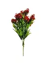SHRIHAUS Artificial Fern Bunch Red