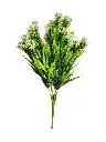SHRIHAUS Artificial Fern Bunch White, Green Shade