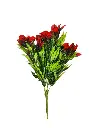 SHRIHAUS Artificial Leaves Bunch Red