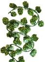 SHRIHAUS Fake Vines, Artificial Hanging Money Plant Green