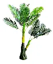 SHRIHAUS Artificial 2 Leg Small Palm Tree
