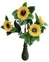 SHRIHAUS Artificial Small Sunflower Tree