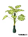 SHRIHAUS Artificial 12 Yellow Leaves Tree