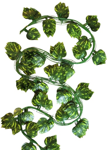 SHRIHAUS Fake Vines, Artificial Hanging Money Plant Green