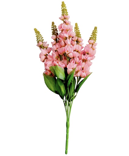 SHRIHAUS Gladiolus Artificial Flower Bunch Pink
