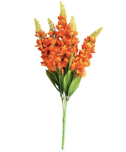 SHRIHAUS Gladiolus Artificial Flower Bunch Golden