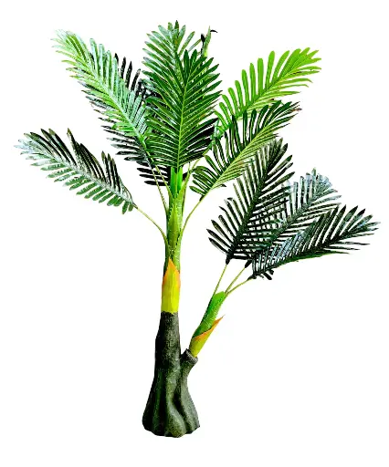 SHRIHAUS Artificial 2 Leg Small Palm Tree