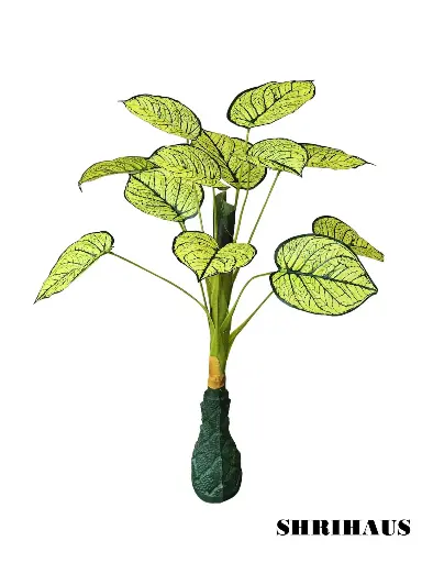 SHRIHAUS Artificial 12 Yellow Leaves Tree